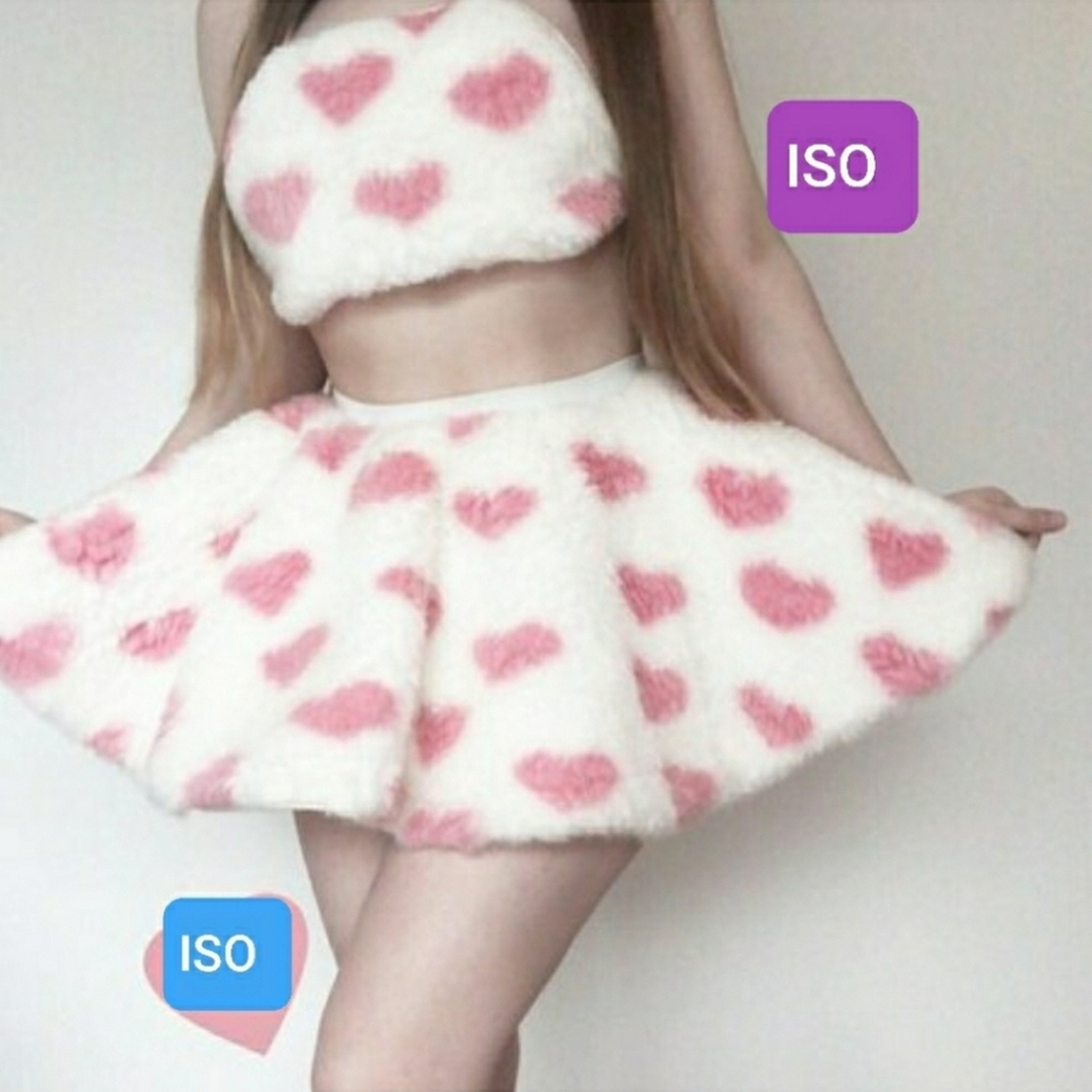 ISO RIO WARNER X NIKKILIPSTICK FLUFFY HEART SET